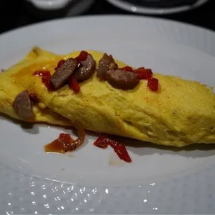 Sausage omelette