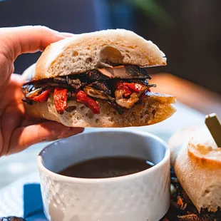 Vegan smoked mushroom dip