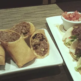 Cheesesteak Spring Rolls