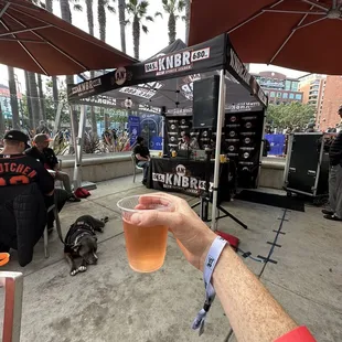 Cup of rosé while enjoying a live KNBR broadcast!