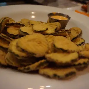 Fried Pickles with Spicy Aioli