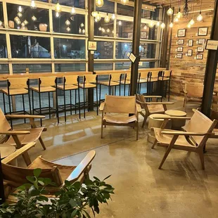 the interior of a brewery