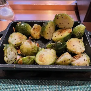Practically raw Brussels sprouts