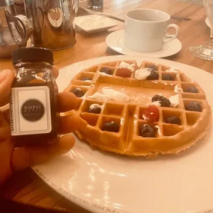 Nopsi branded waffles