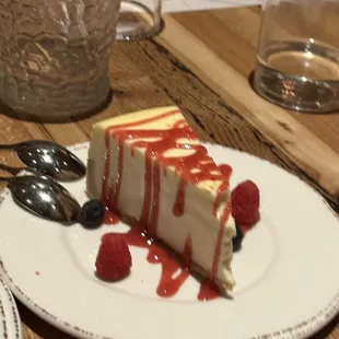 Raspberry cheesecake