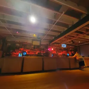 Bar (during comedy show)