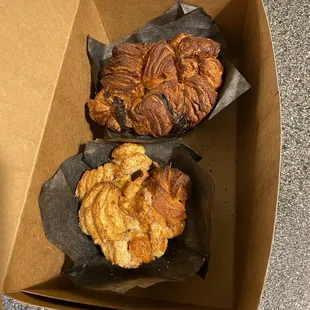 Cardamom Monkey Bread...the one at the top was huge and burnt, that one on the bottom was half the size, but baked properly.