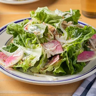 a plate of salad