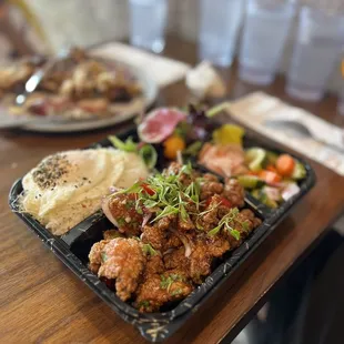 Bang Bang chicken bento box