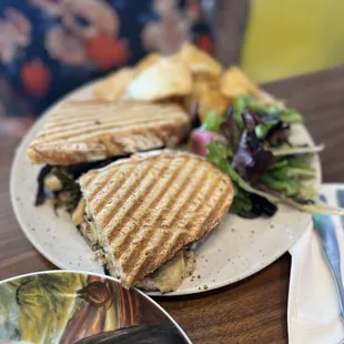 Braised brocollini panino