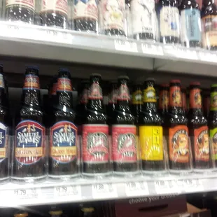 Decent selection of beers for making your own 6 pack.