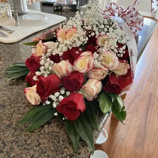$60 from the florist for Valentine's