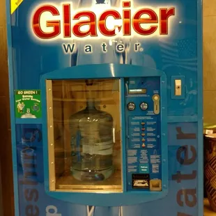 Water machine inside the out door