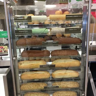 display case for ordering subs
