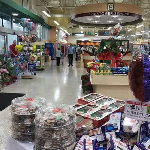 a grocery store with a variety of items for sale