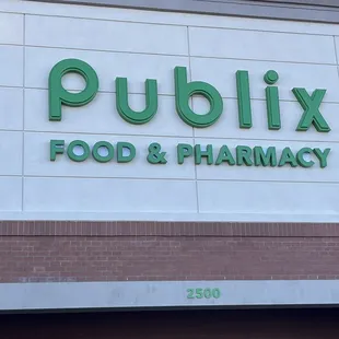 the front of the building