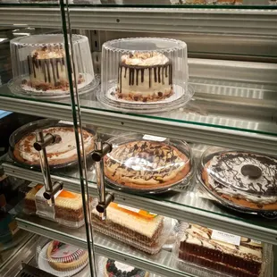 a variety of desserts
