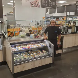 Chef Saw at Greenwise Odessa! He makes fresh sushi rolls daily and made-to-order Ramen and Asian Bowls