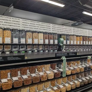 While isle of fresh nuts, etc to make your own creations