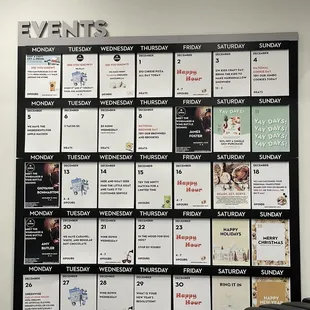 Events for December