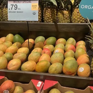 Mangoes and other in season fruit