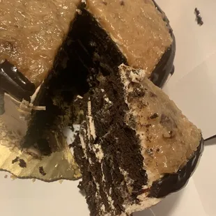 Greeaatt german chocolate delight cake $25