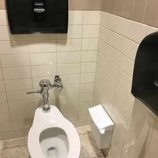 Very clean bathroom stall in Publix restroom.