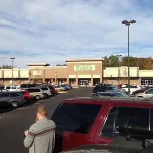 outside
