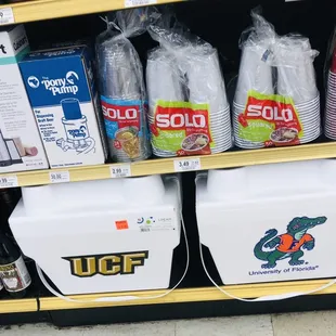 a variety of beverages