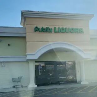 the front of the building