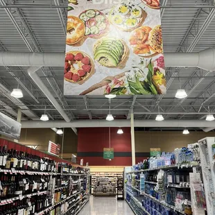 Water and wine aisle