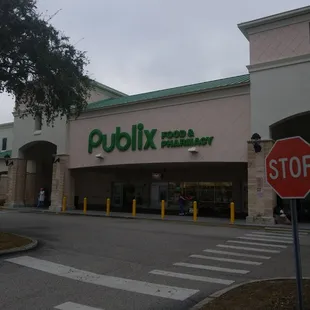 outside