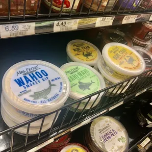 a variety of frozen yogurt items