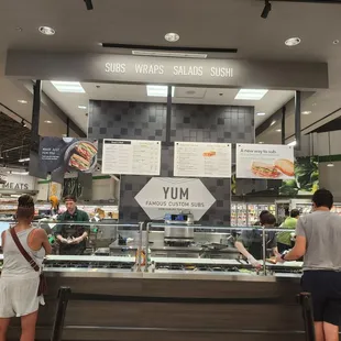 Deli area to order your mafe to order publix subs!! Try the chicken strips sub!!