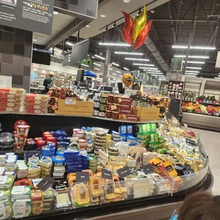 Huge selection of deli cheeses