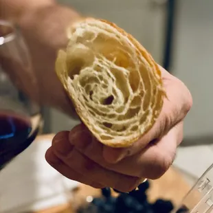 Publix also makes the tiny croissants HERE on SITE. They make the Pâte à Choux &amp; bake them FRESH IN HOUSE. Winners Circle :)...