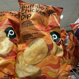 New Chips coming home with me for NFL season!! Buffalo Chicken Dip