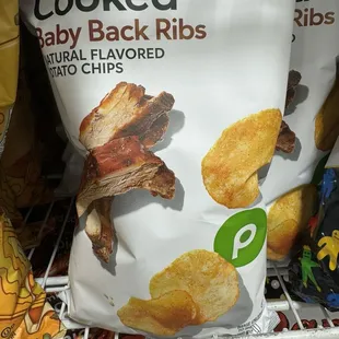 New Chips coming home with me for NFL season!! Baby Back Ribs