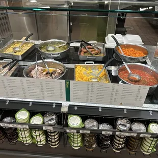 Hot food counter