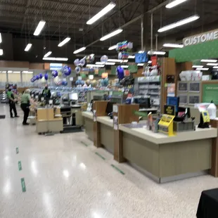 customers at counter