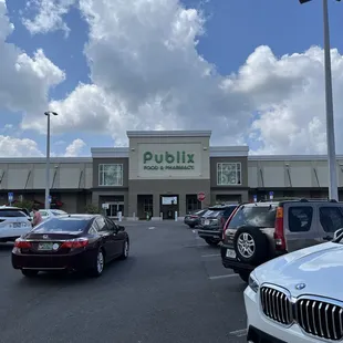 parking lot with cars