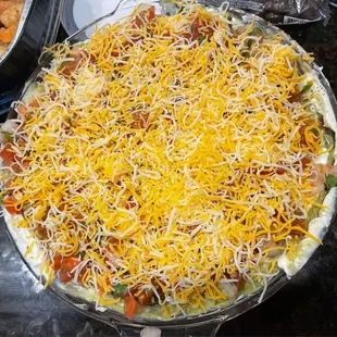 7 layer superbowl dip