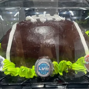 Superbowl lvii 2023 chiefs vs eagles cake