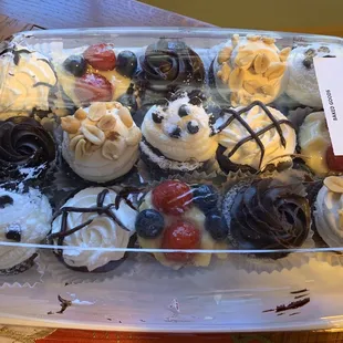 Delicious Brownie Platter-- I took a corner too fast, but they WERE beautiful. Lol.