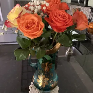 March 2020: Two combined flower arrangements from the Floral Dept.
