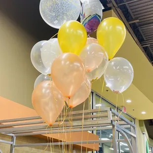 Balloons for my daughter's birthday:)