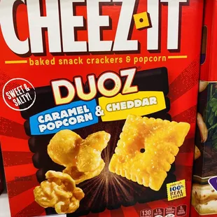 two packages of cheezit