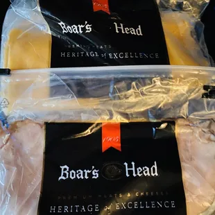 Boar's Head Maple Honey Turkey &amp; Yellow American Cheese