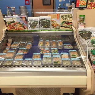 Yaye! A sushi section!