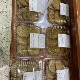 Vegan bakery cookies made daily (chocolate chip ones in oven now!)